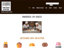 Tablet Screenshot of panaderiajmgarcia.com